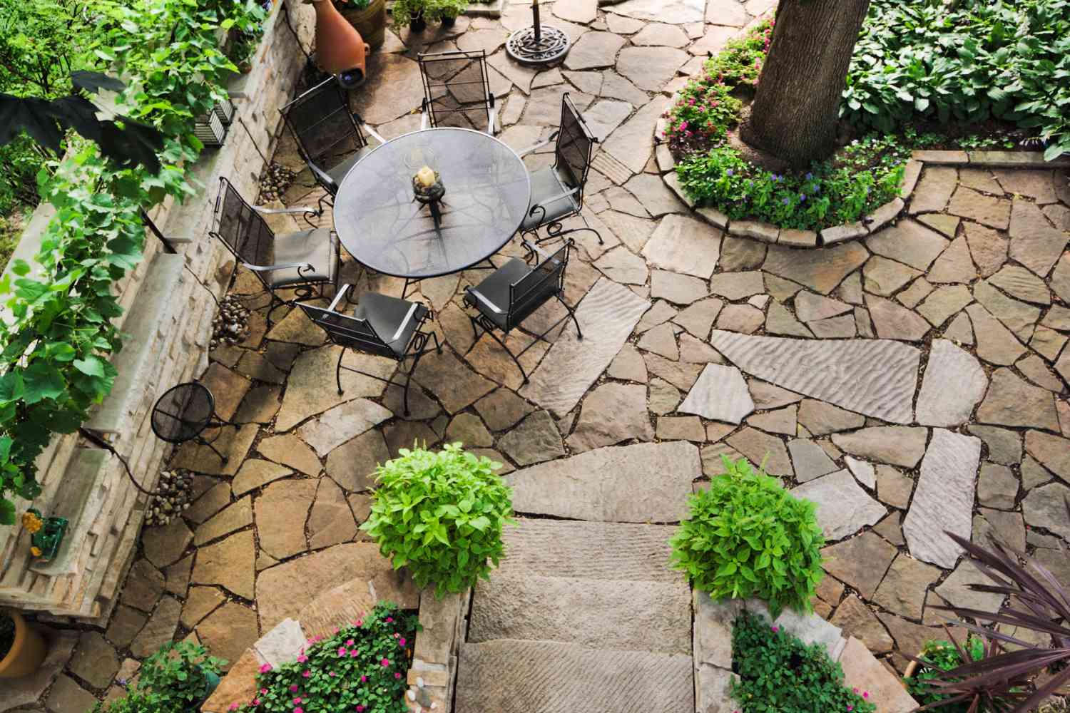 Stone steps