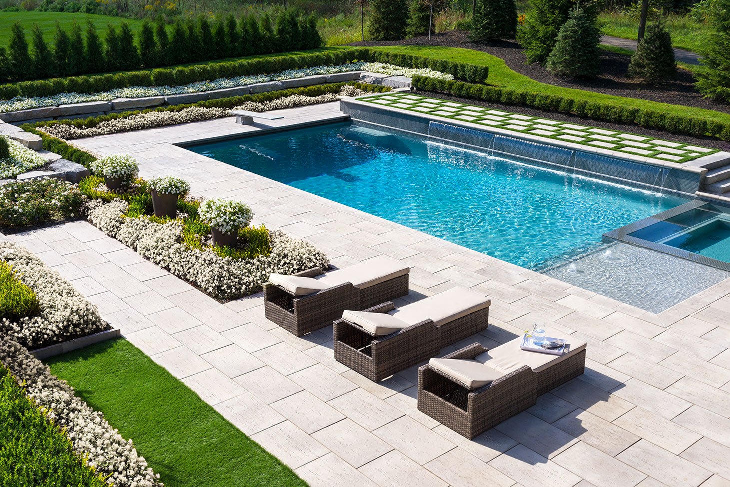 Melville pavers